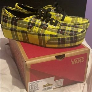 Brand new plaid vans